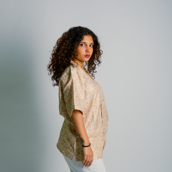 LEAFLINE BEIGE UNISEX SHIRT - Image 2